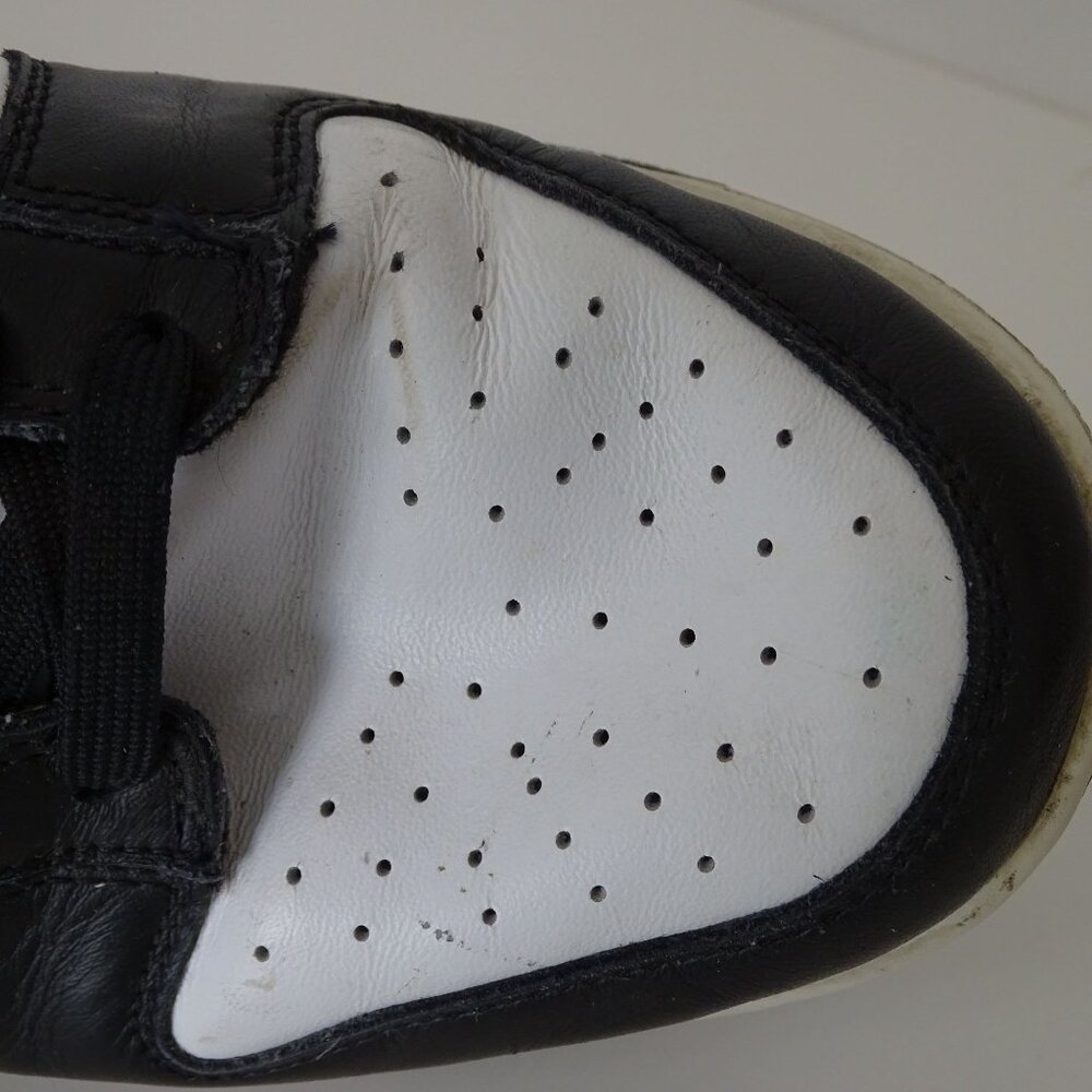 Nike Dunk Low Retro Black White Panda Leather Sneakers Men Size 9.5 DD1391 100 - Picture 15 of 15
